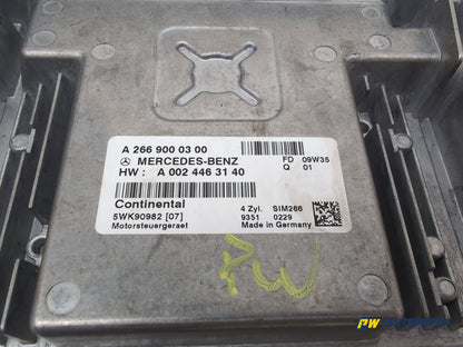 Mercedes-Benz B160 Sport Cvt Engine Ecu Kit Complete A0024463140 2009-2011 - photo 4
