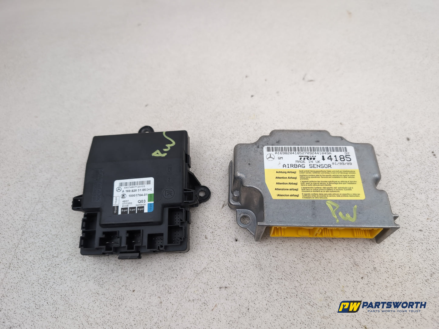 Mercedes-Benz B160 Sport Cvt Engine Ecu Kit Complete A0024463140 2009-2011 - photo 10