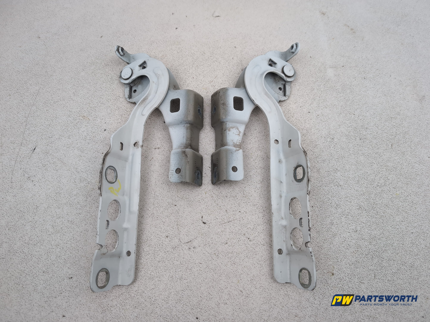 Citroen C4 Vtr+ Hdi Bonnet Hinges Pair White Ewp 2010-2013 - photo 4