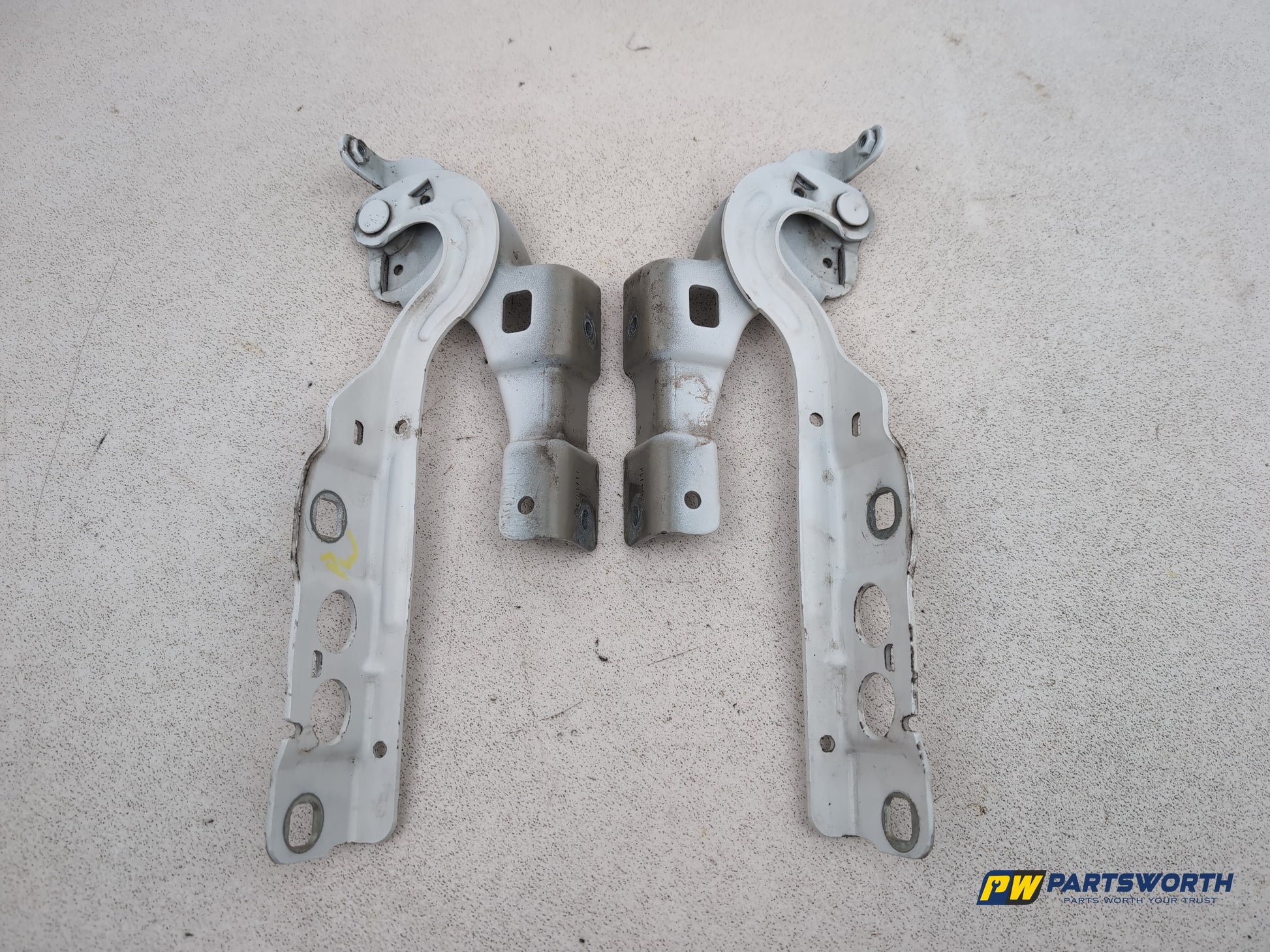 Citroen C4 Vtr+ Hdi Bonnet Hinges Pair White Ewp 2010-2013 - photo 4