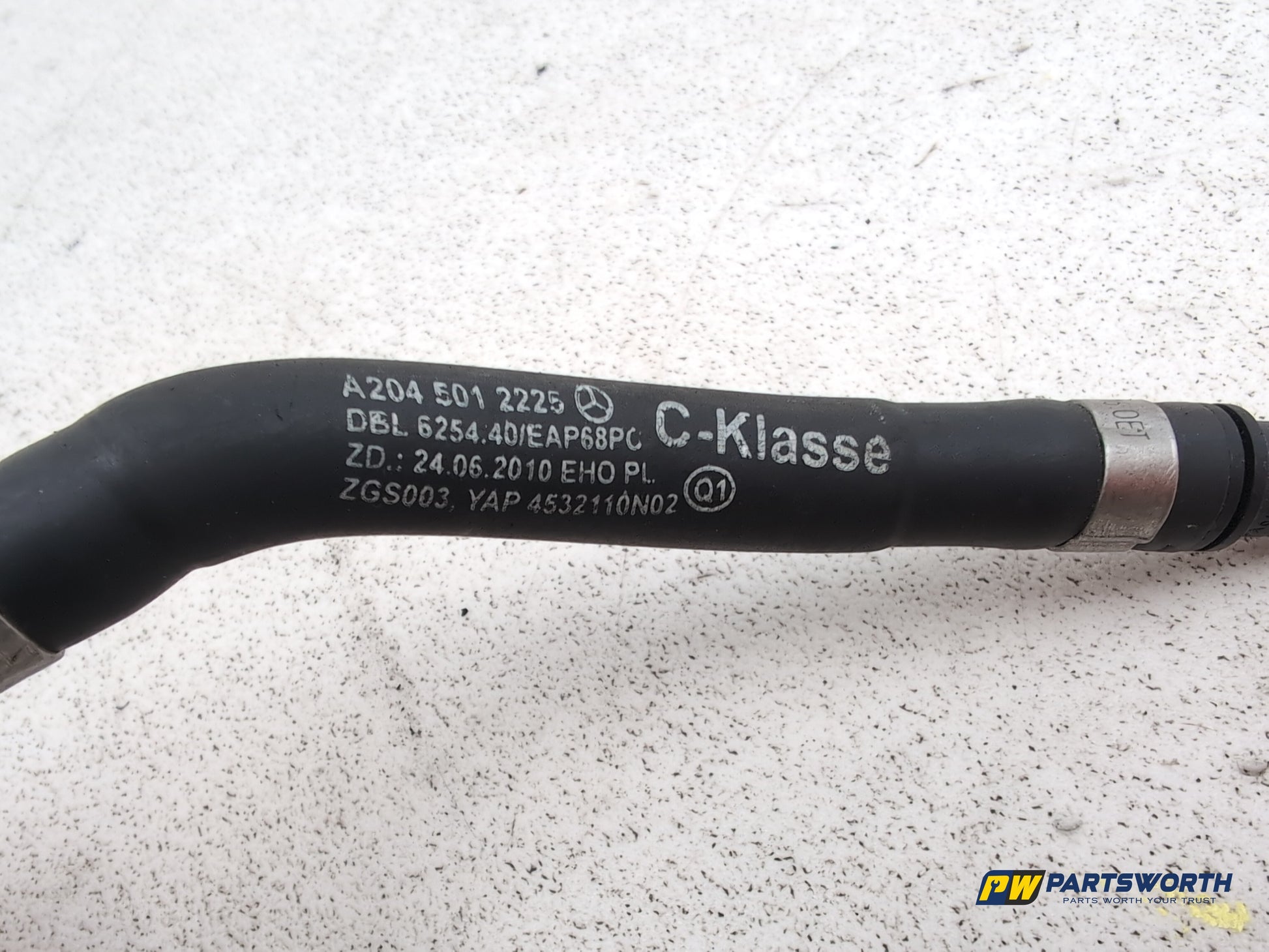 Mercedes-Benz C250 Amg Sport Ed125 Cdi Coolant Hose Pipe A2045012225 2015-2021 - photo 4