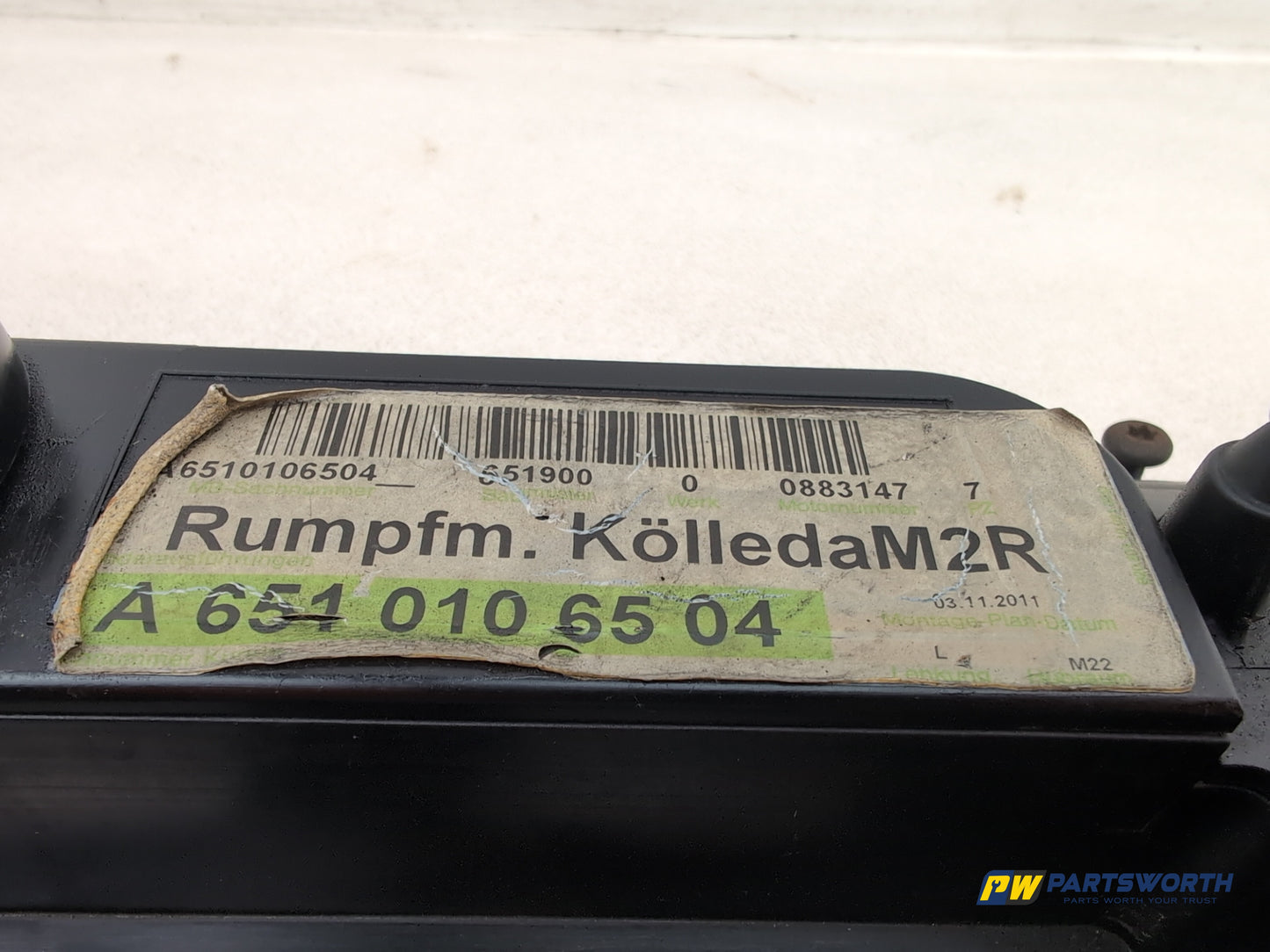 Mercedes-Benz C250 Amg Sport Ed125 Rocker Valve Cover 2.1l Diesel A6510106504 - photo 4