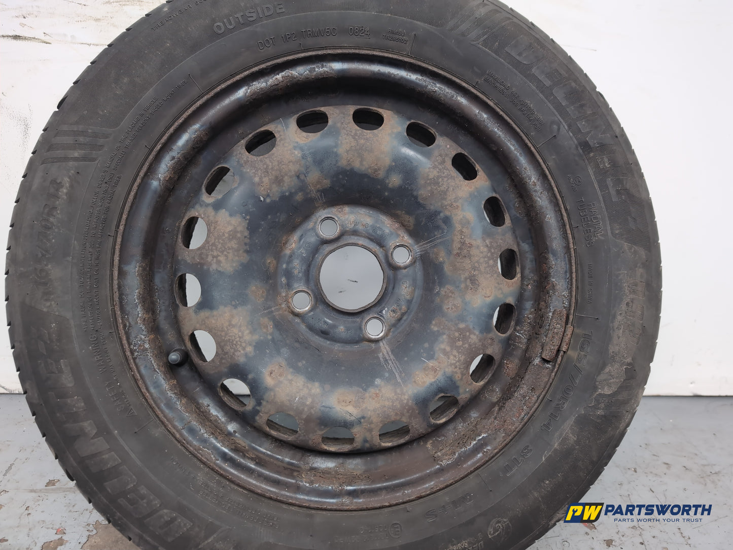 Skoda Citigo Se 12v Steel Wheel With Tyre 165/70 R14 - photo 4