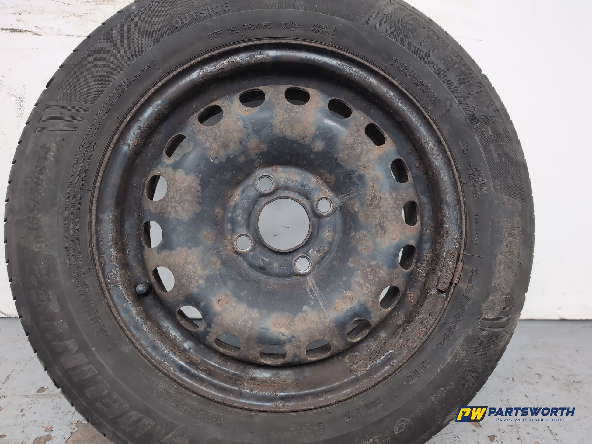 Skoda Citigo Se 12v Steel Wheel With Tyre 165/70 R14 - photo 4