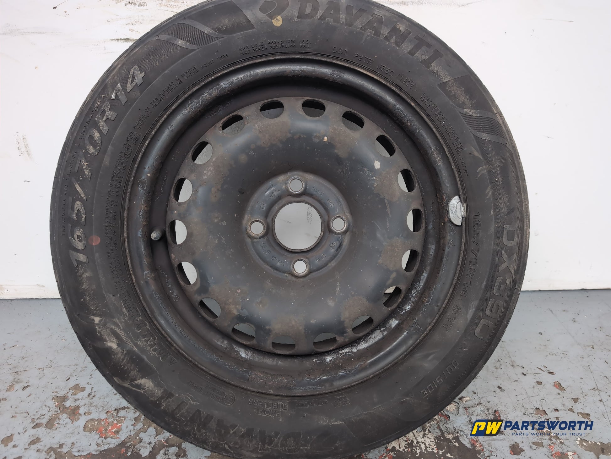 Skoda Citigo Se 12v Steel Wheel With Tyre 165/70 R14 - photo 4