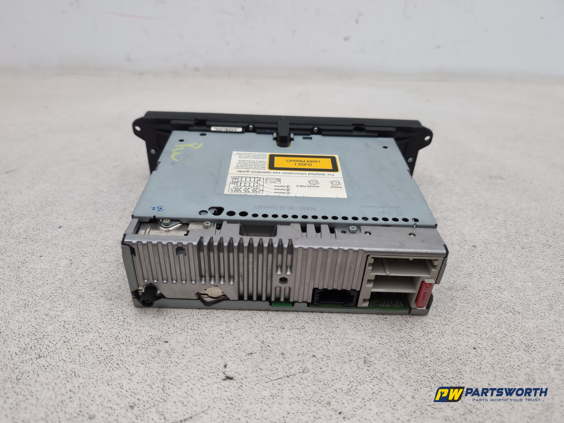 Porsche Cayenne Tiptronic S Radio Radio Cd Player Head Unit 7l5035186 2003-2010 - photo 4