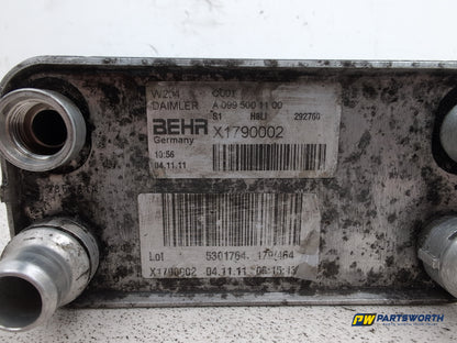 Mercedes-Benz C250 Amg Sport Ed125 Cdi Bcy A Oil Cooler A0995001100 2015-2021 - photo 4