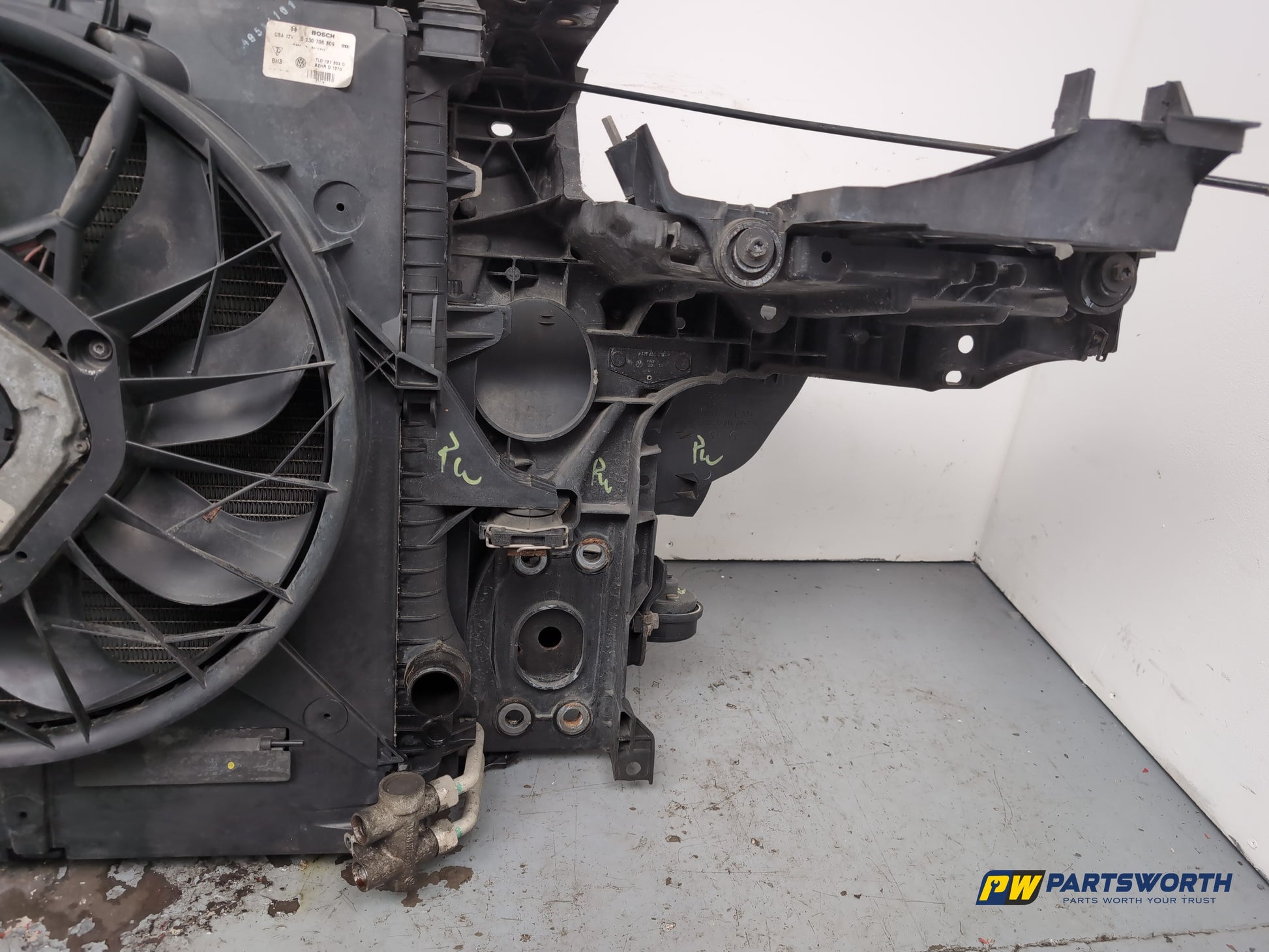 Porsche Cayenne Tiptronic S Radiator Pack Slam Panel Crash Bar Kit 2003-2010 - photo 10