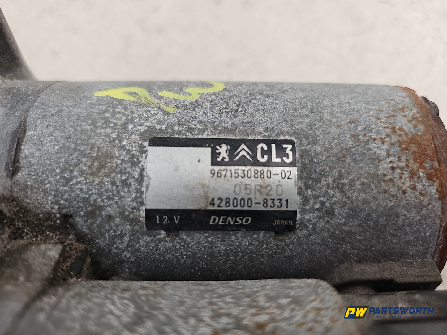 Citroen C3 Edition Puretech Starter Motor 9671530880 2009-2016 - photo 4
