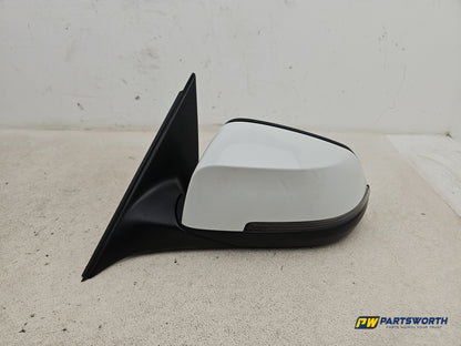 Bmw 520d Se Door Mirror Lh Passenger Side Alpine White 2013-2017 - photo 5