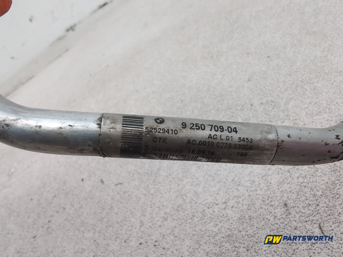 Bmw 5 Series 520d Se Air Conditioning Pipe 9250709 2013-2017 - photo 4