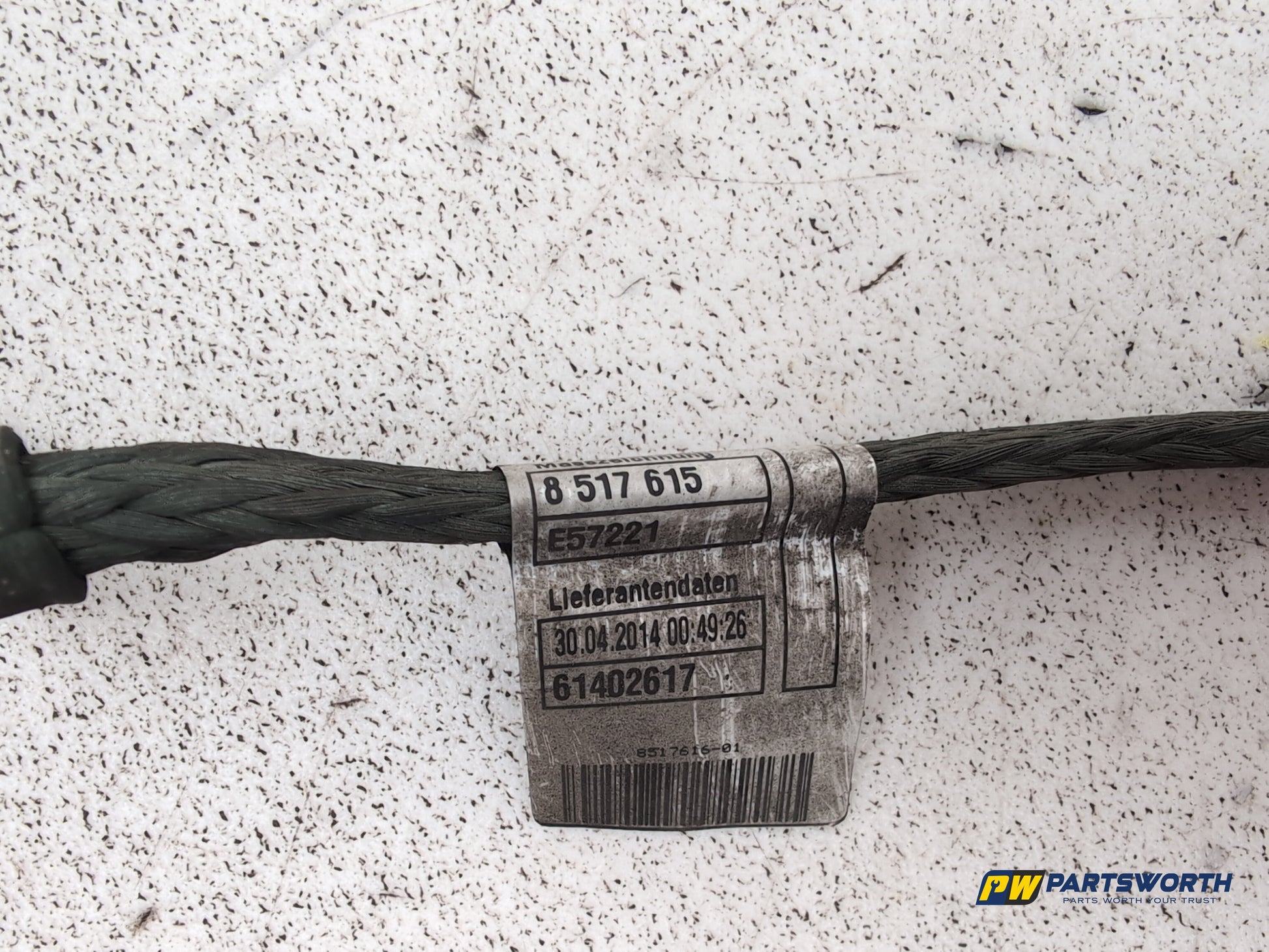 Bmw 5 Series 520d Se Earth Grounding Cable 8517615 2013-2015 - photo 4