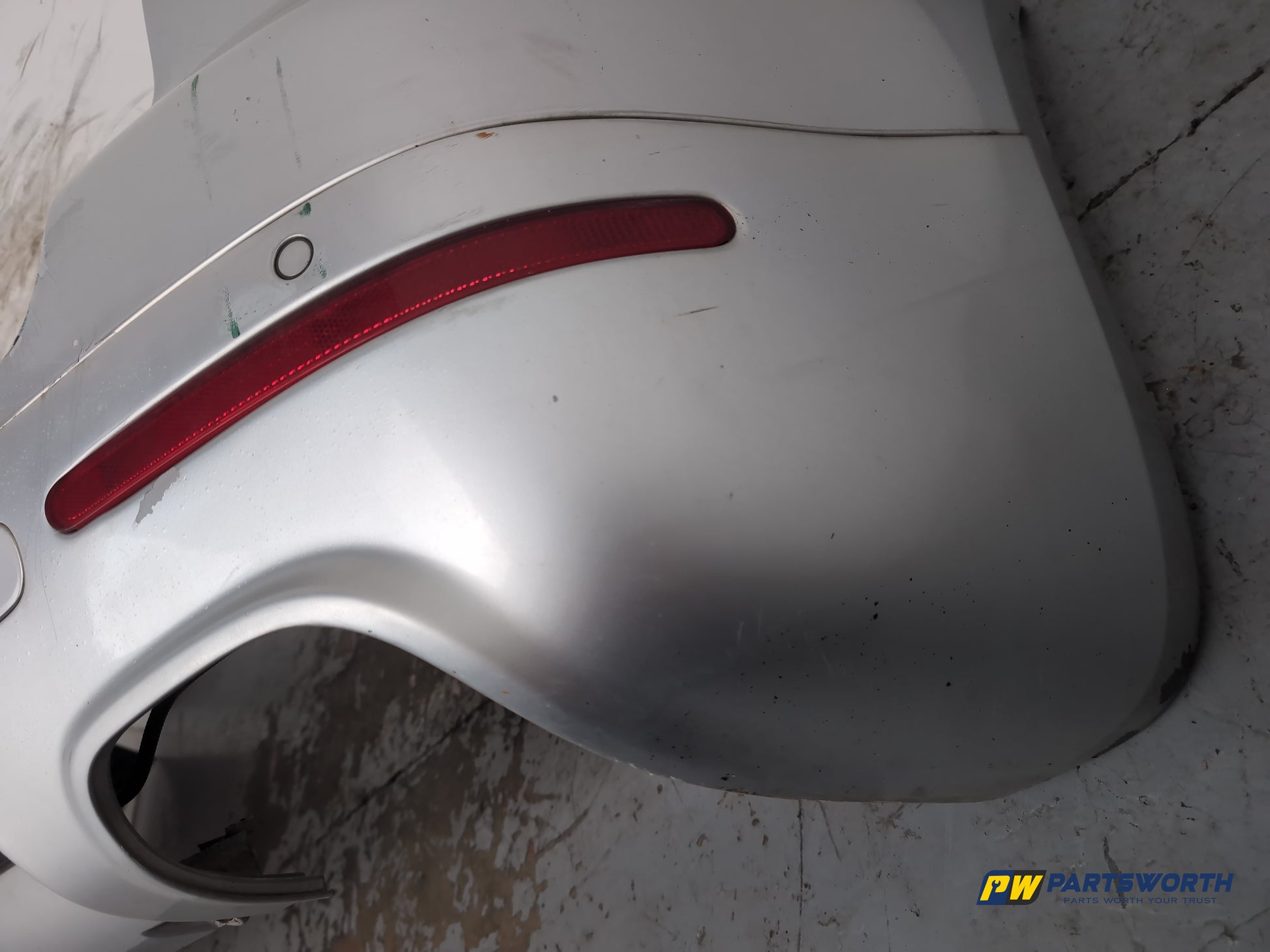 Volkswagen Touareg Altitude V6 Tdi A Rear Bumper Silver La7w 2007-2010 - photo 7