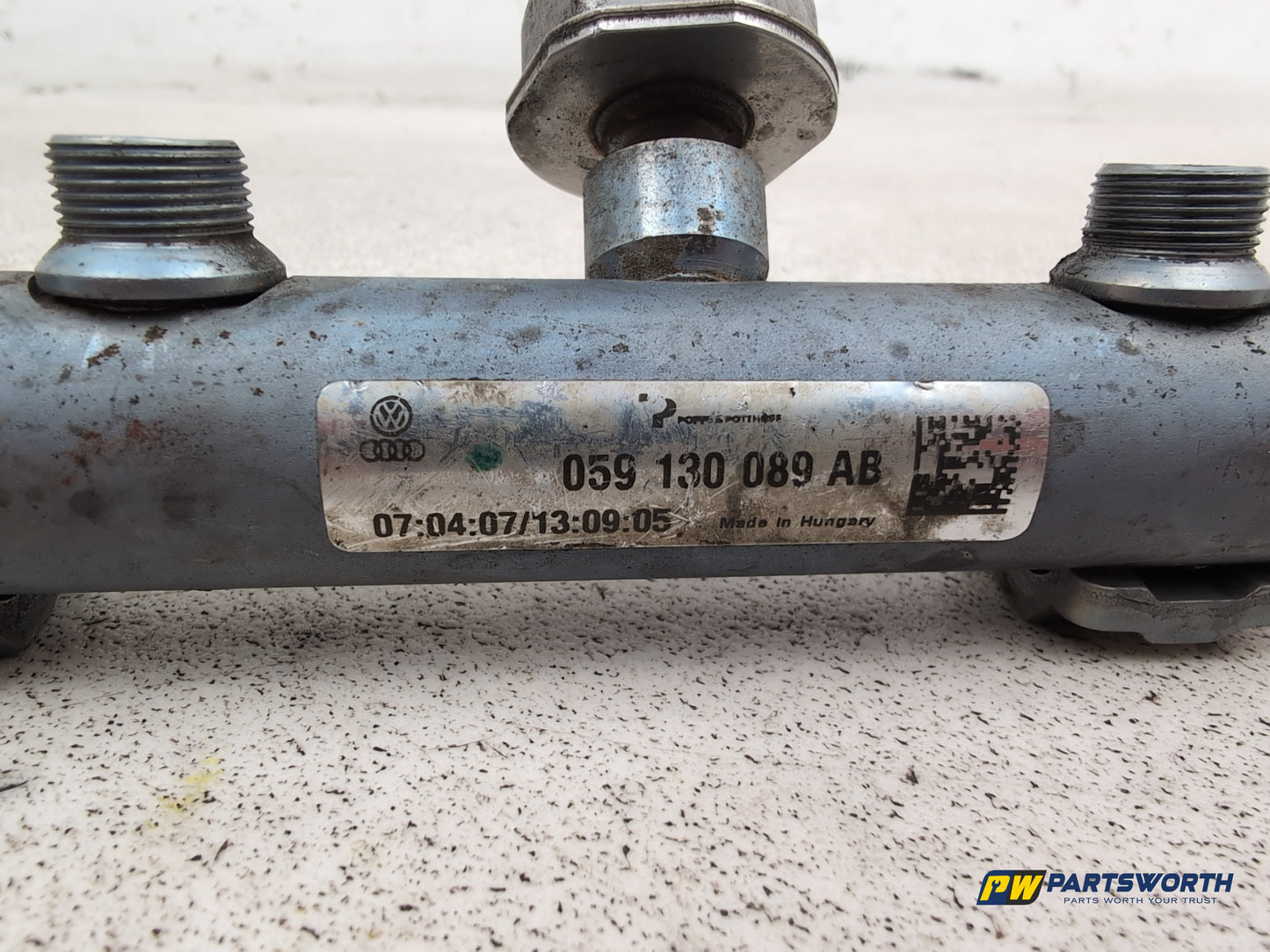 Audi A6 Q7 A8 A Fuel Injector Rail 059130089ab 3.0l Diesel 2005-2009 - photo 4