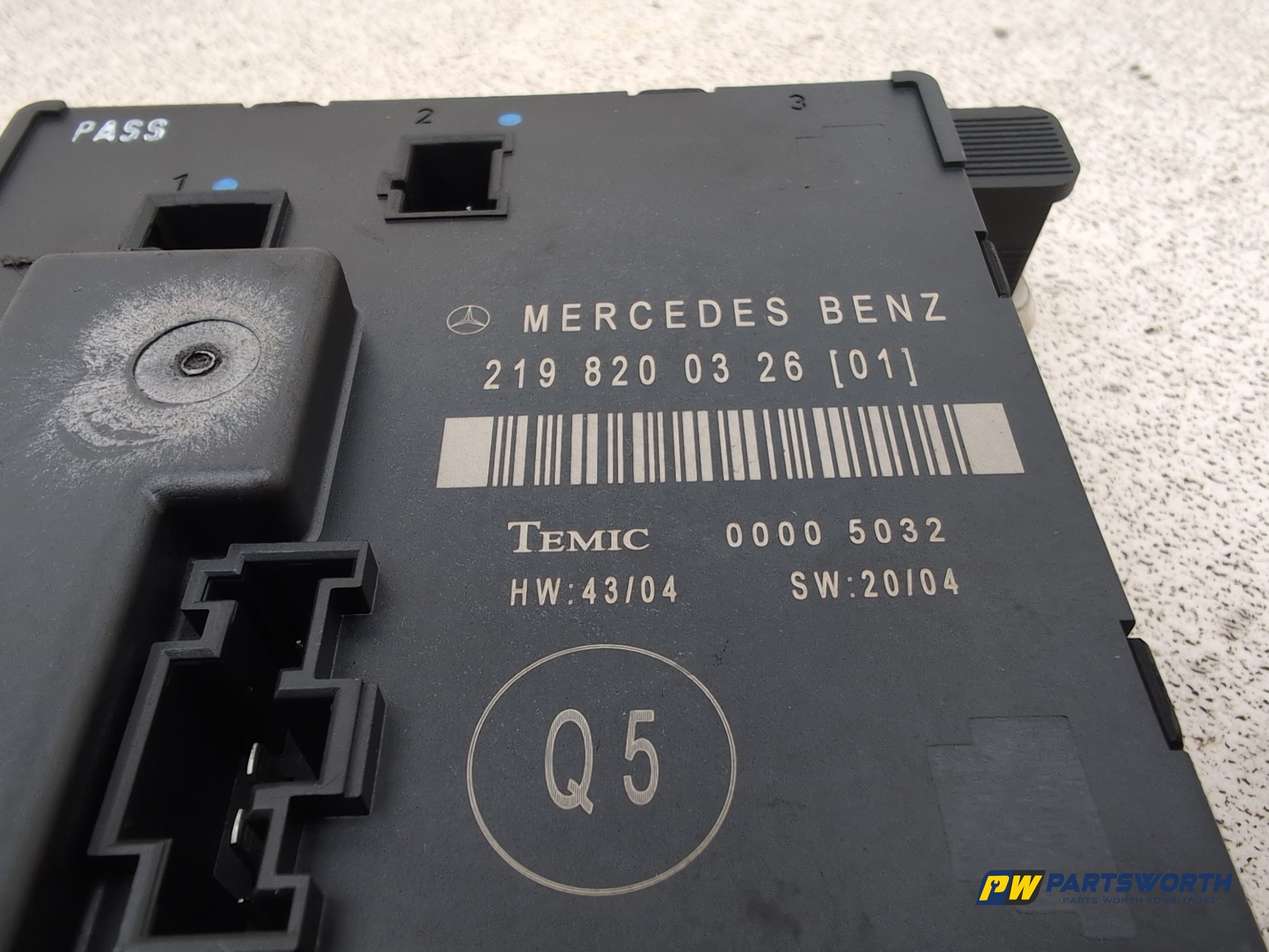 Mercedes Cls 320 Cdi Auto Door Control Ecu Rear Right 2198200326 2007-2008 - photo 4