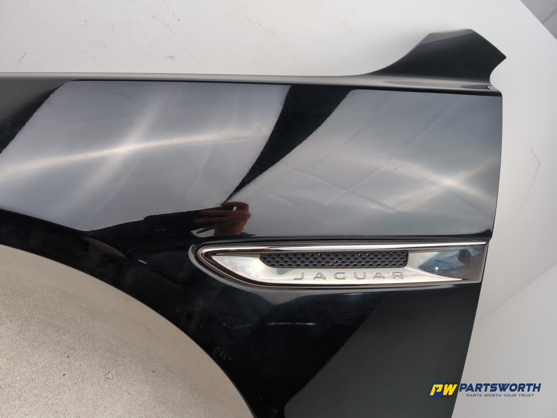 Jaguar Xf Portfolio D Wing Front Lh Passenger Side Ebony Black Pec 2015-2019 - photo 4