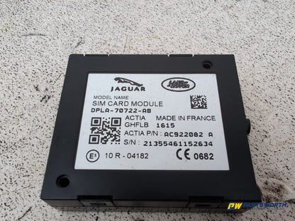 Jaguar Xf Portfolio Sim Card Module Ecu Dpla70722ab 2015-2017 - photo 4