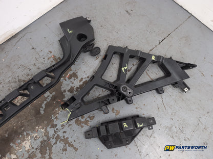 Jaguar Xf Portfolio D Rear Bumper Bracket Set 2015-2019 - photo 4