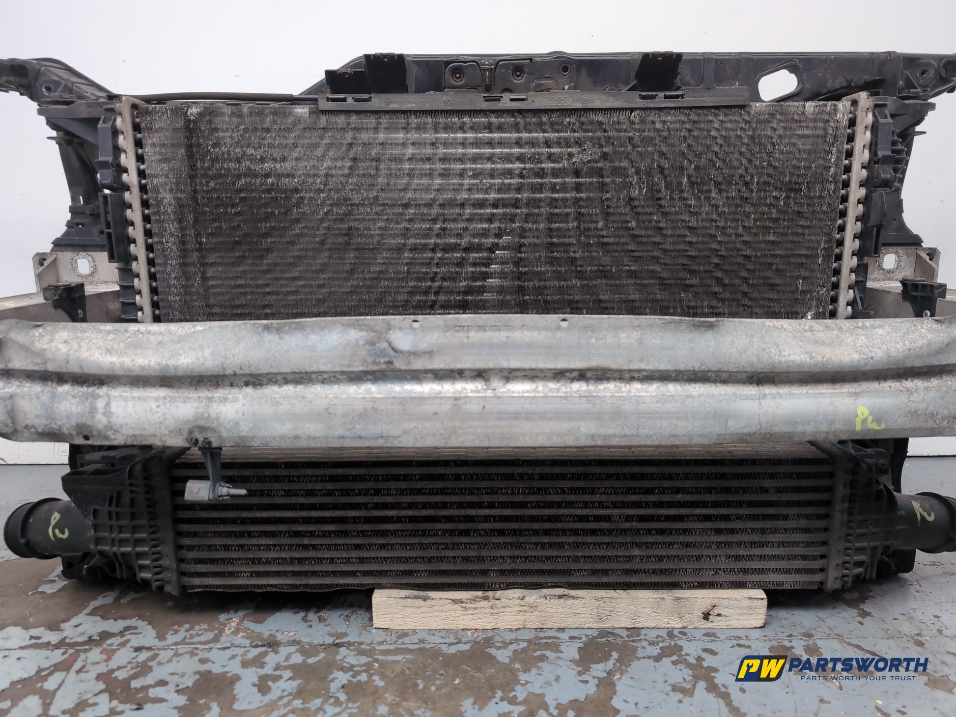 Audi A4 S Line Black Edit Tdi Quat Radiator Pack Slam Panel Crash Bar Kit - photo 4