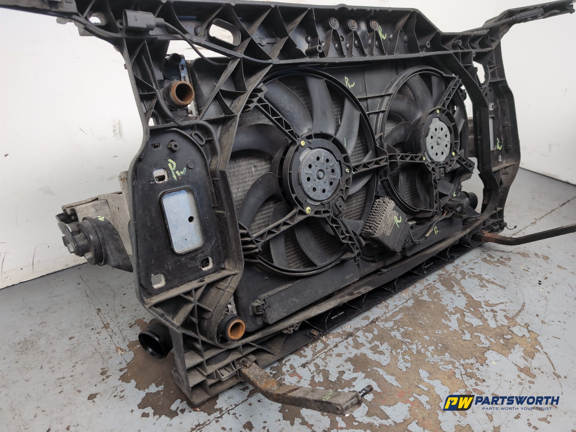 Audi A4 S Line Black Edit Tdi Quat Radiator Pack Slam Panel Crash Bar Kit - photo 10