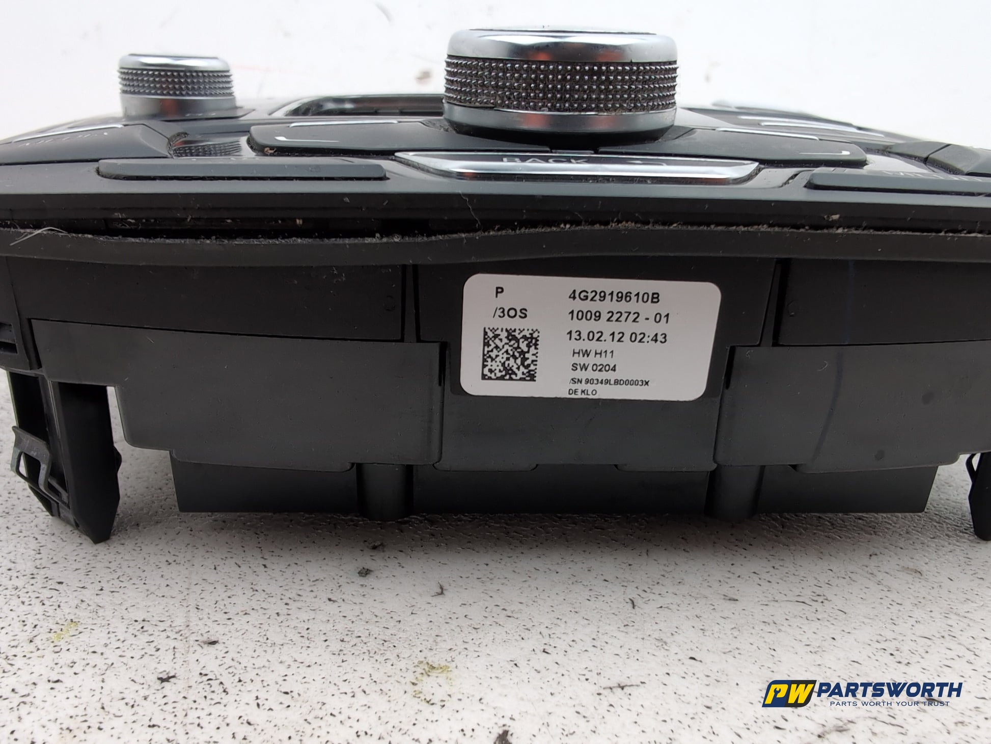 Audi A6 Se Tdi Quattro Auto Multimedia Control Switch 4g2919610b 2011-2012 - photo 4