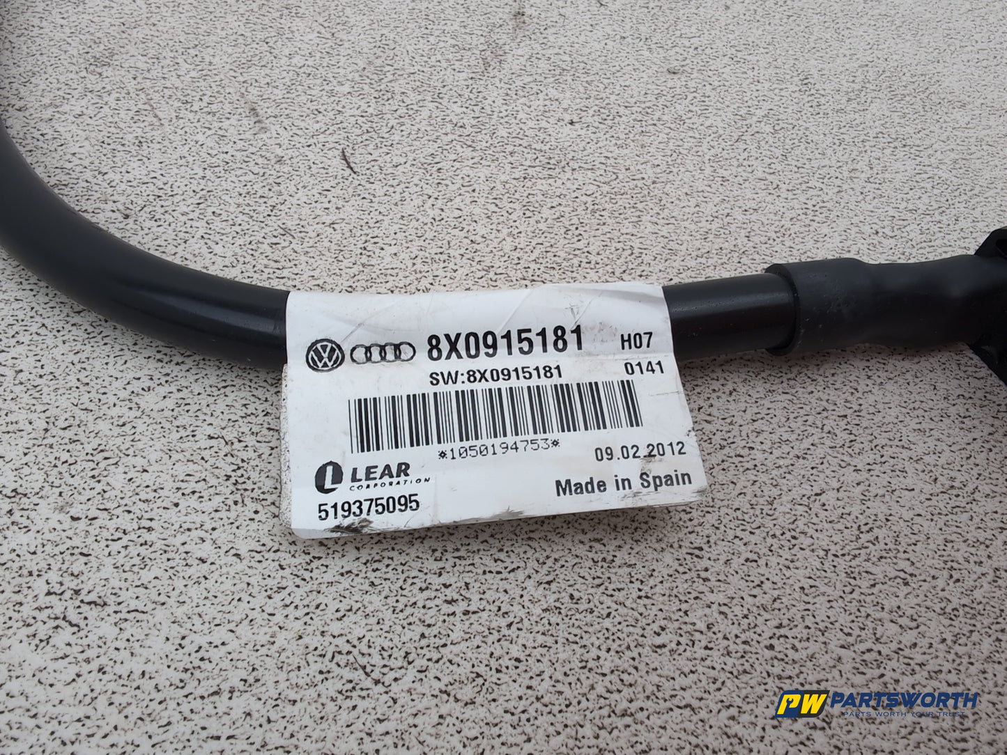 Audi A6 Se Tdi Quattro Auto Negative Battery Cable Lead Ground Clam 8x0915181 - photo 4