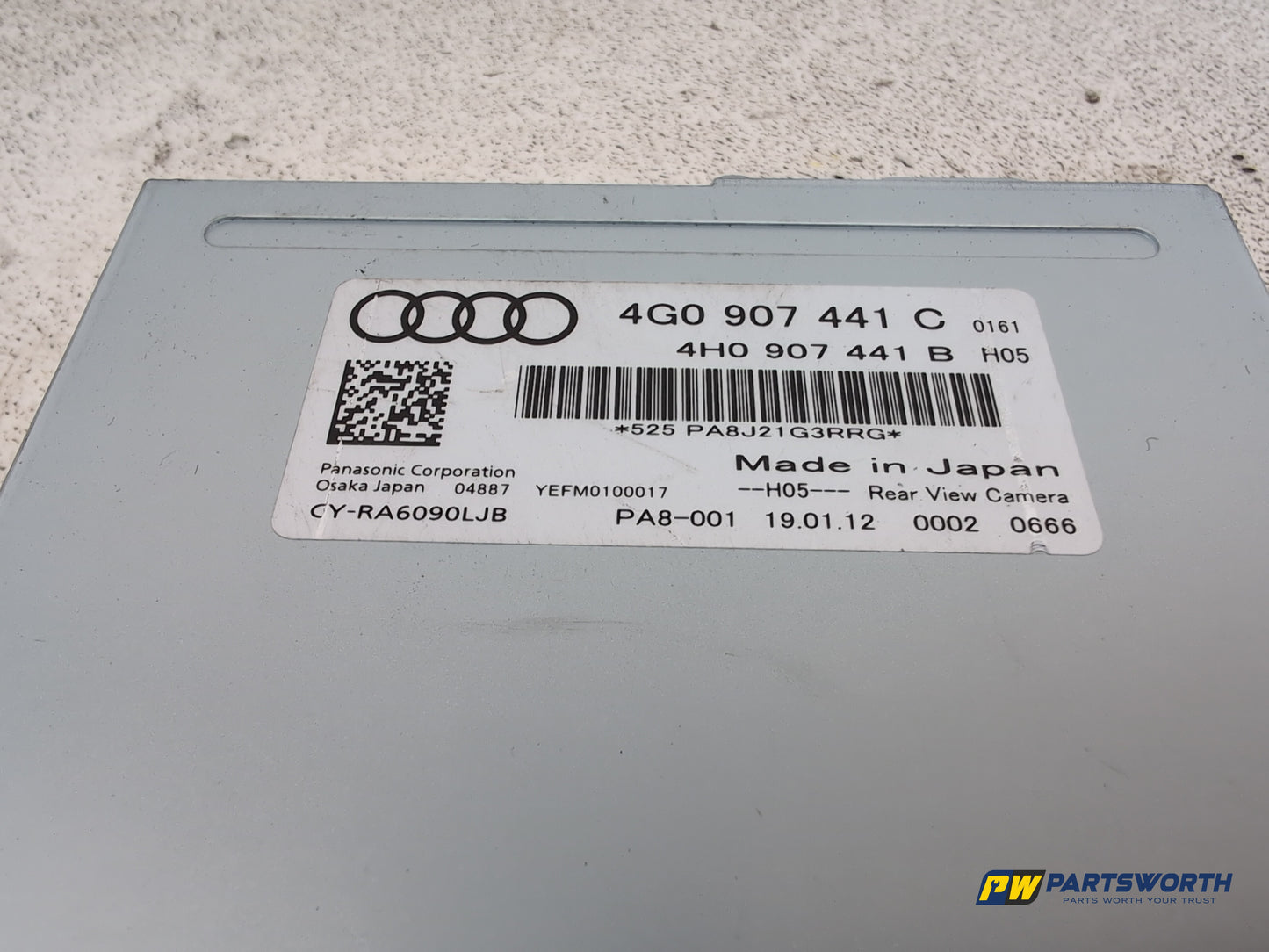 Audi A6 Se Tdi Quattro Auto Rear Camera Ecu 4g0907441 2011-2012 - photo 4