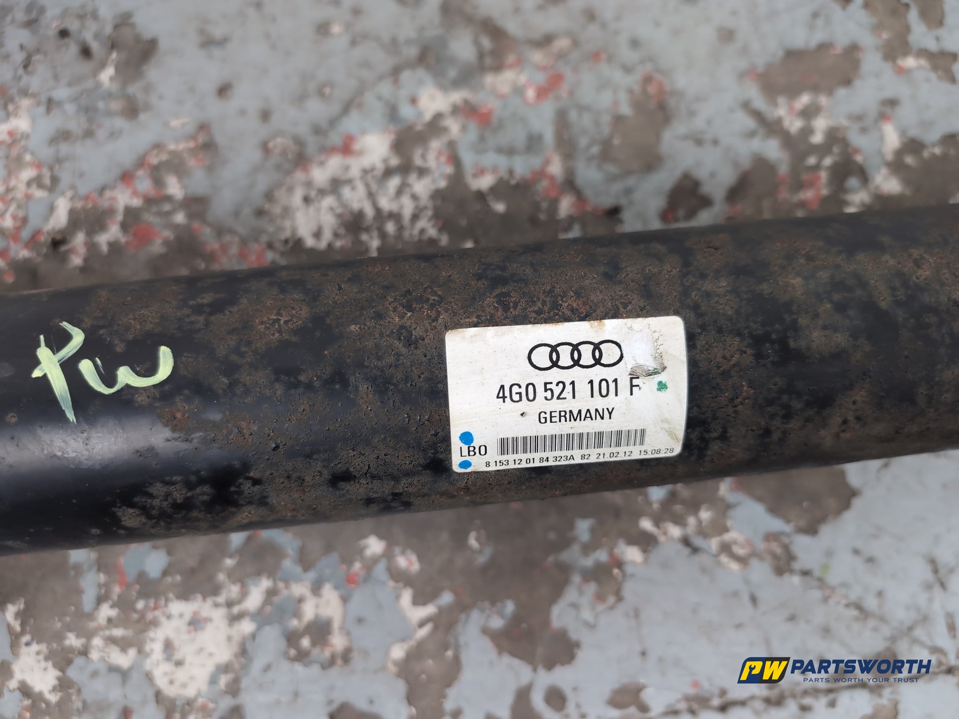 Audi A6 Se Tdi Quattro Auto Propshaft 4g0521101f 2011-2014 - photo 4