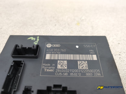 Audi A6 Se Tdi Quattro Auto Seat Control Module Ecu 4g8959760 2011-2012 - photo 4