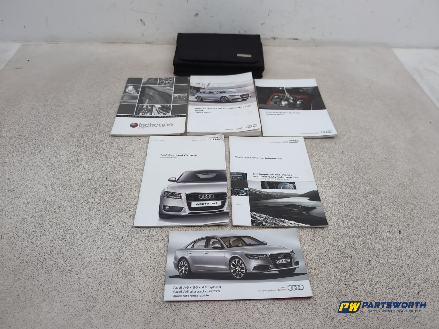 Audi A1 A2 A3 A4 A5 A6 A7 A8 Q2 Q3 Q4 Q5 Q6 Q7 Owners Handbook Document Wallet - photo 4