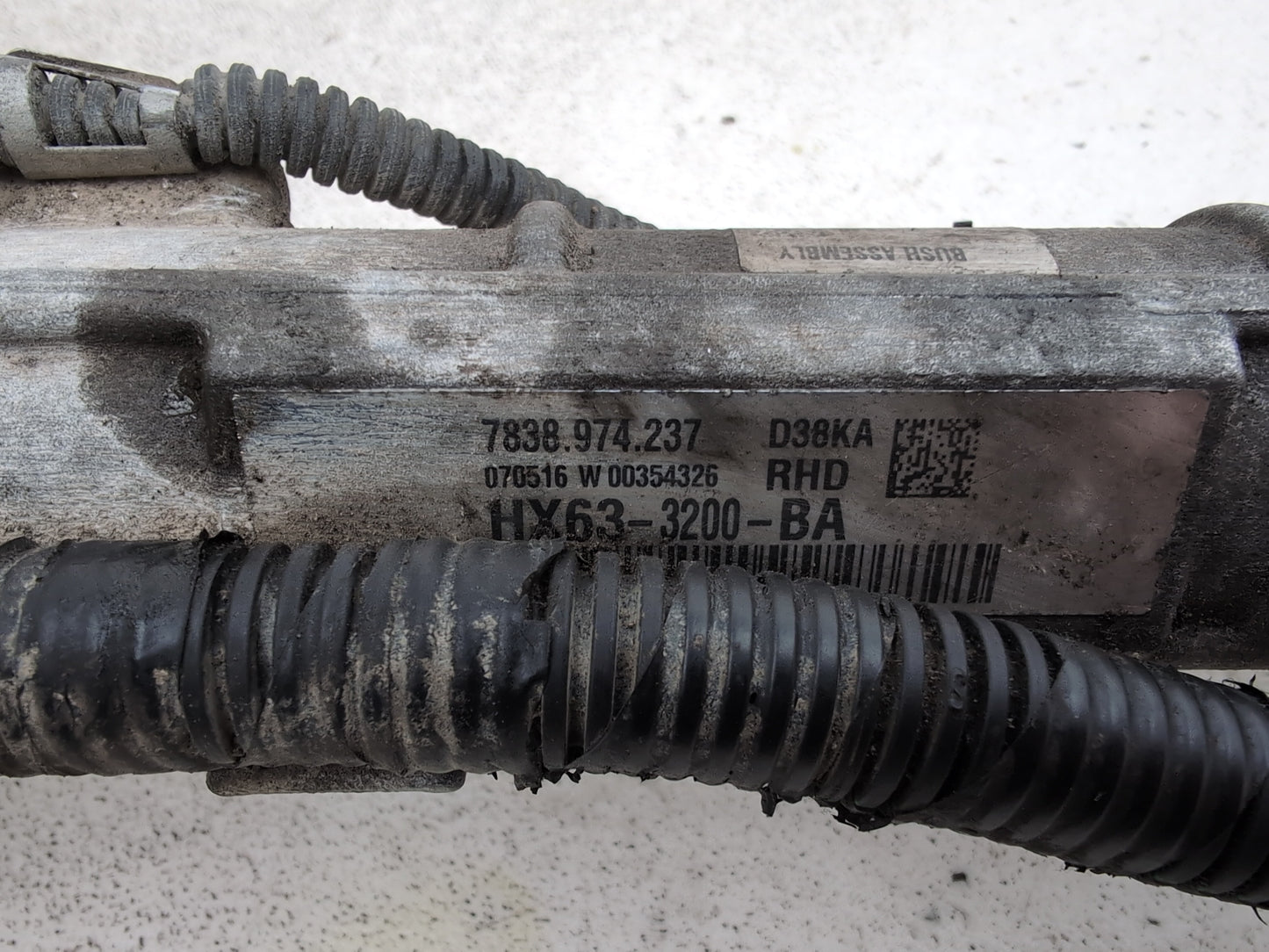 Jaguar Xf Portfolio D Power Steering Rack Hx633200ba 2015-2019