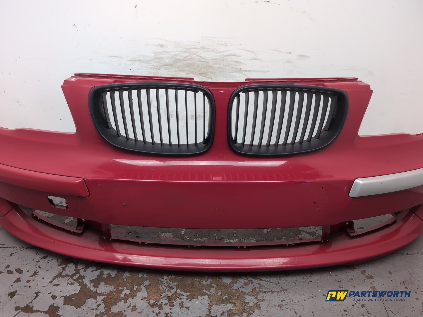 Bmw 118d Se Auto Fron Bumper Red 2007-2009 - photo 6