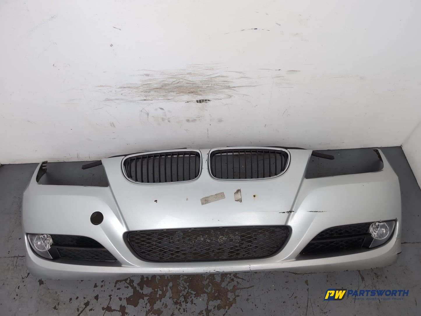 Bmw 320d M Sport Auto 181 Front Bumper Silver 354 2009-2011 - photo 4