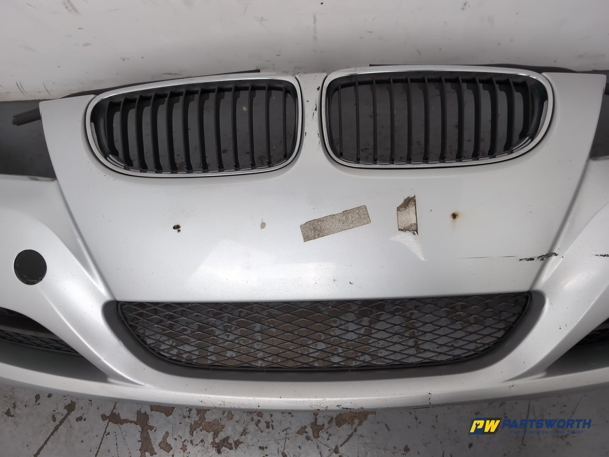Bmw 320d M Sport Auto 181 Front Bumper Silver 354 2009-2011 - photo 10