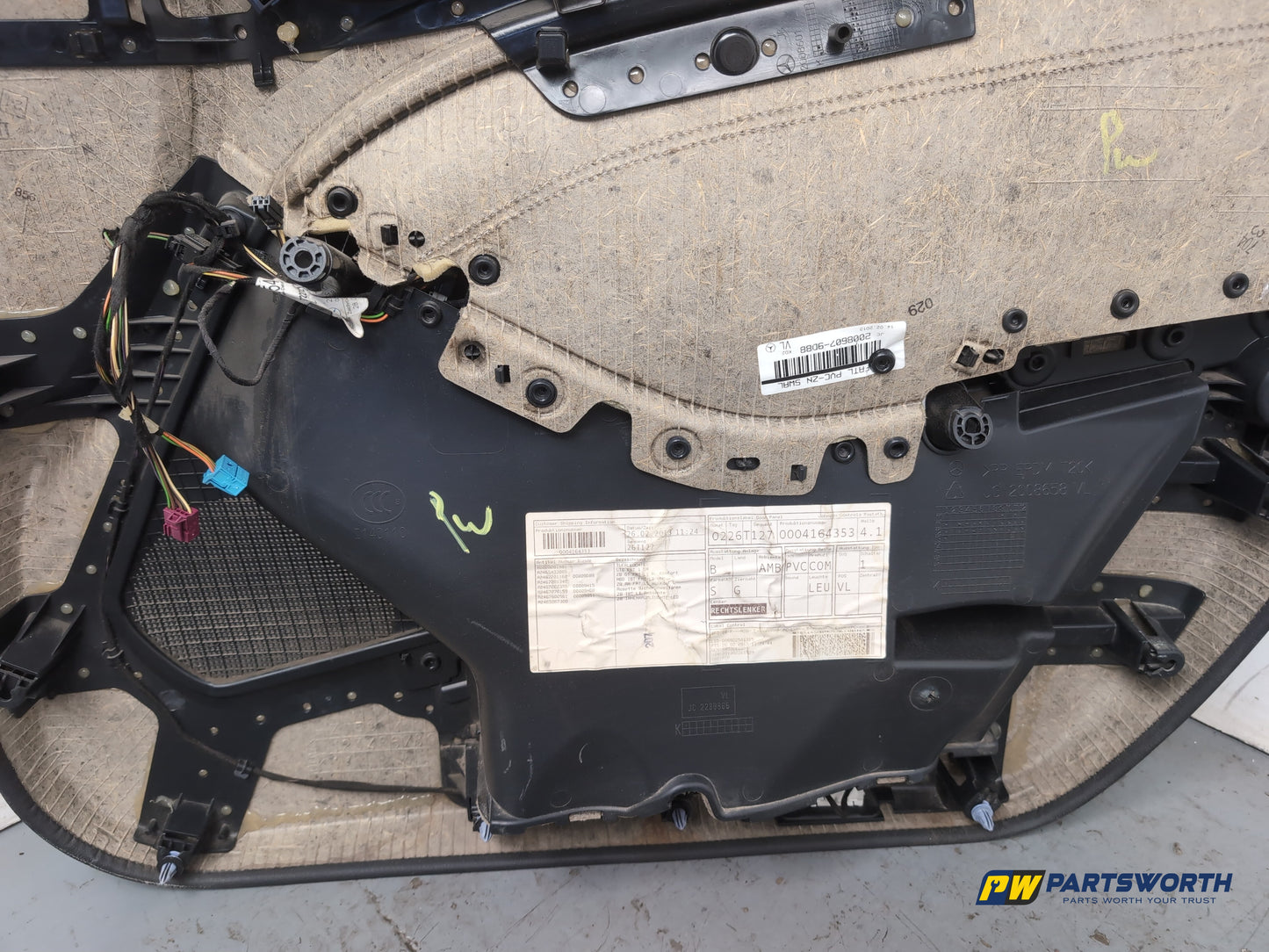Mercedes-Benz B180 Blueefficiency Sport Cdi Front Left Door Card 2011-2014 - photo 10