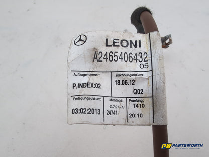 Mercedes-Benz B180 Blueefficiency Sport Cdi Negative Battery Cable A2465406432 - photo 4