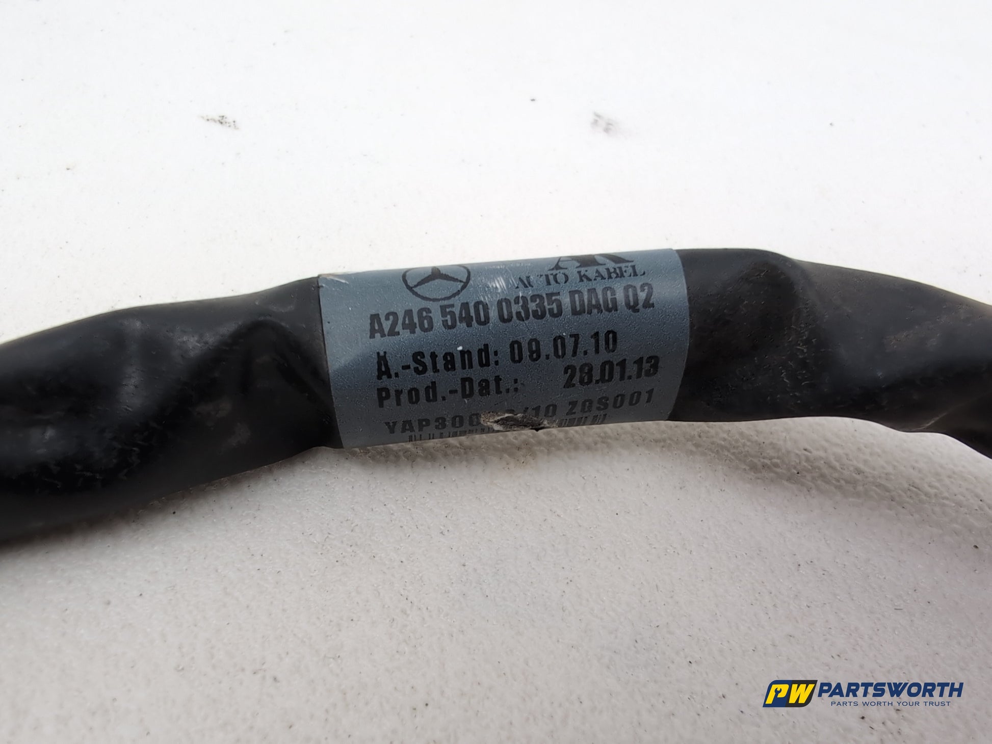 Mercedes-Benz B180 Blueefficiency Sport Cdi Negative Battery Cable A2465400335 - photo 4