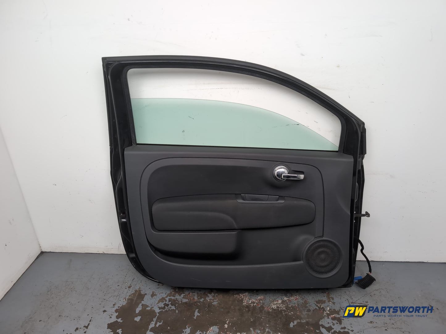 Fiat 500 Pop Front Door Lh Passenger Side White/Black C175 Dual Color 2007-15 - photo 9