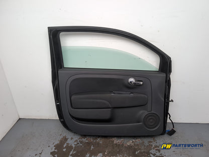 Fiat 500 Pop Front Door Lh Passenger Side White/Black C175 Dual Color 2007-15 - photo 9