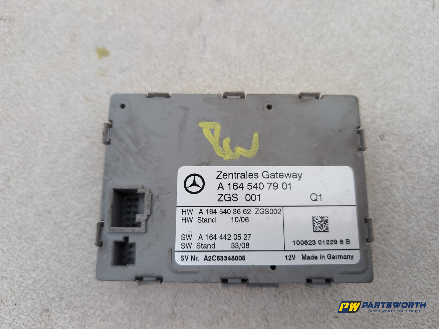 Mercedes-Benz Ml350 Spt Cdi Blueef-Cy Gateway Module Control Unit A1645407901 - photo 4