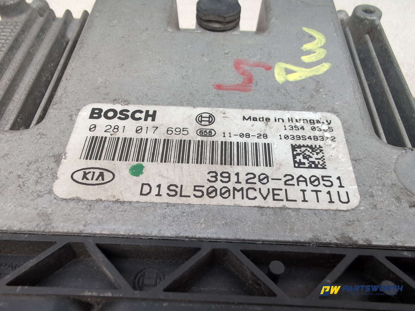 Kia Sportage 3 Crdi Manual Engine Ecu Kit 1.7l Diesel 391202a051 2010-2013 - photo 4