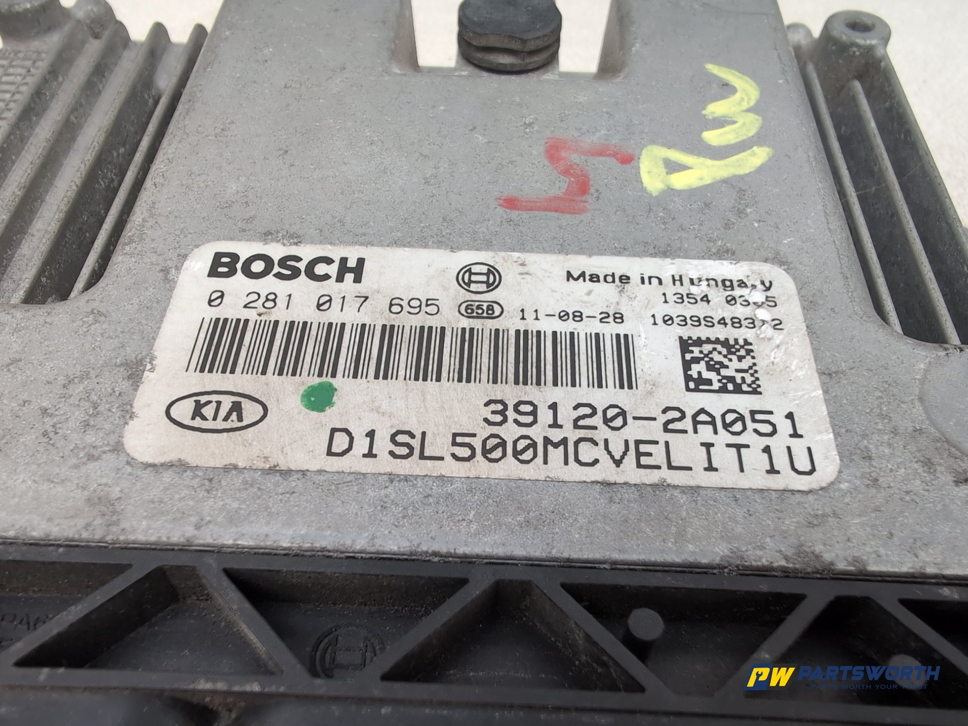 Kia Sportage 3 Crdi Manual Engine Ecu Kit 1.7l Diesel 391202a051 2010-2013 - photo 4