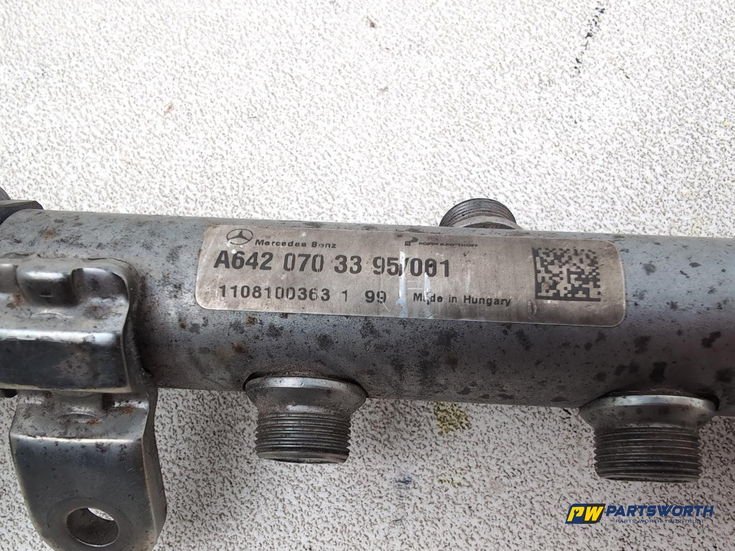 Mercedes-Benz Ml300 Sport Cdi Blue-Cy Injector Fuel Rail 3.0l Diesel A6420703395 - photo 4