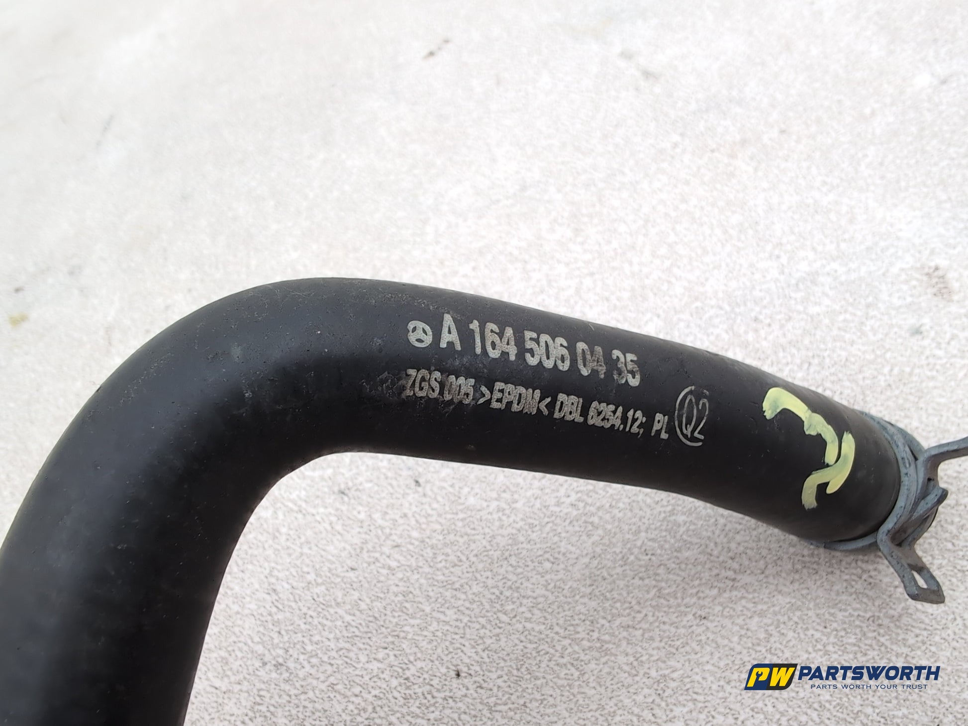 Mercedes-Benz Ml300 Sport Cdi Blue-Cy Coolant Hose Pipe A1645060435 2009-2011 - photo 4
