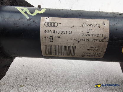 Audi A6 Se Tdi Quattro Auto Shock Absorber Front Rh Driver Side 4g0413031q - photo 4