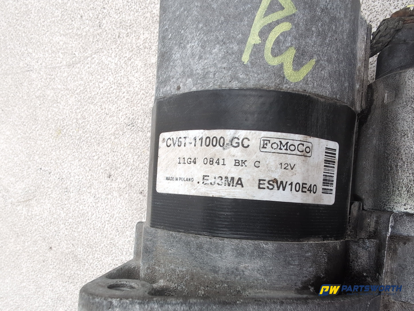 Ford Focus Zetec Turbo Starter Motor Cv6t11000gc 2011-2018 - photo 4