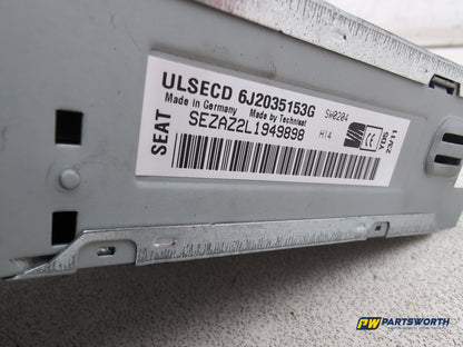 Seat Ibiza Sportrider Radio Module And Cd Player Head Unit 6j2035153g 2010-2011 - photo 4