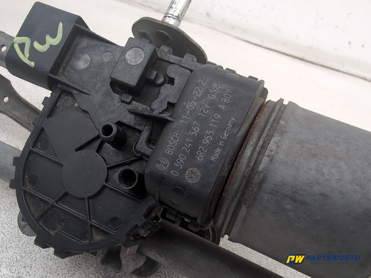 Seat Ibiza Sportrider Front Wiper Motor Mechanism Adnf Linkage 6r2955119a - photo 4