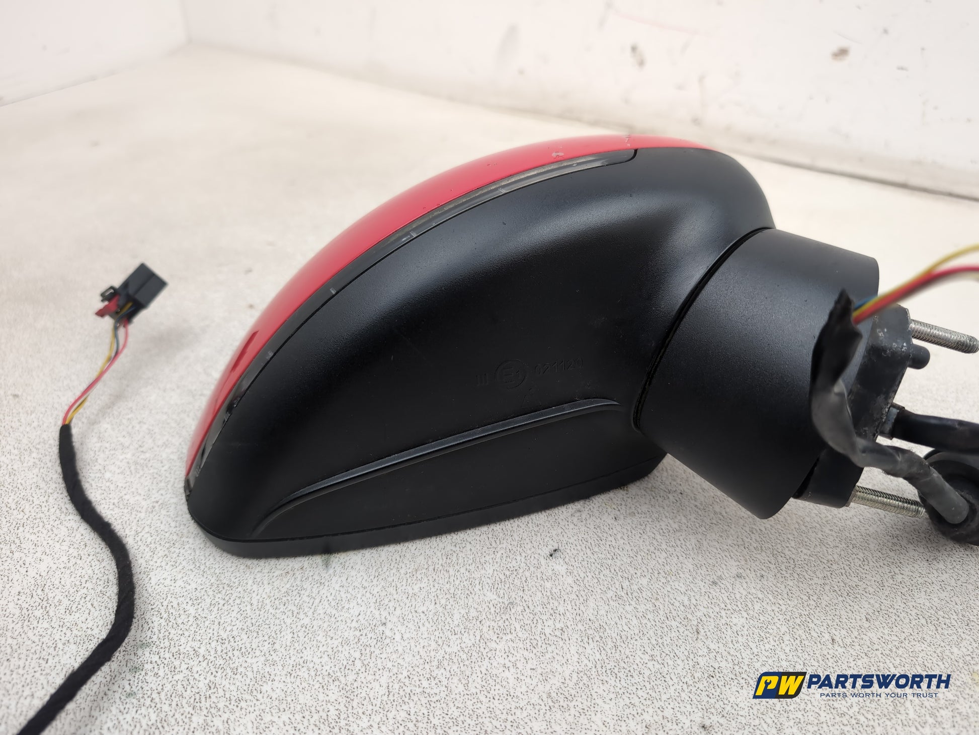 Audi A1 Contrast Edition Tdi Door Mirror Rh Driver Side Red Lz3m 2010-2012 - photo 4