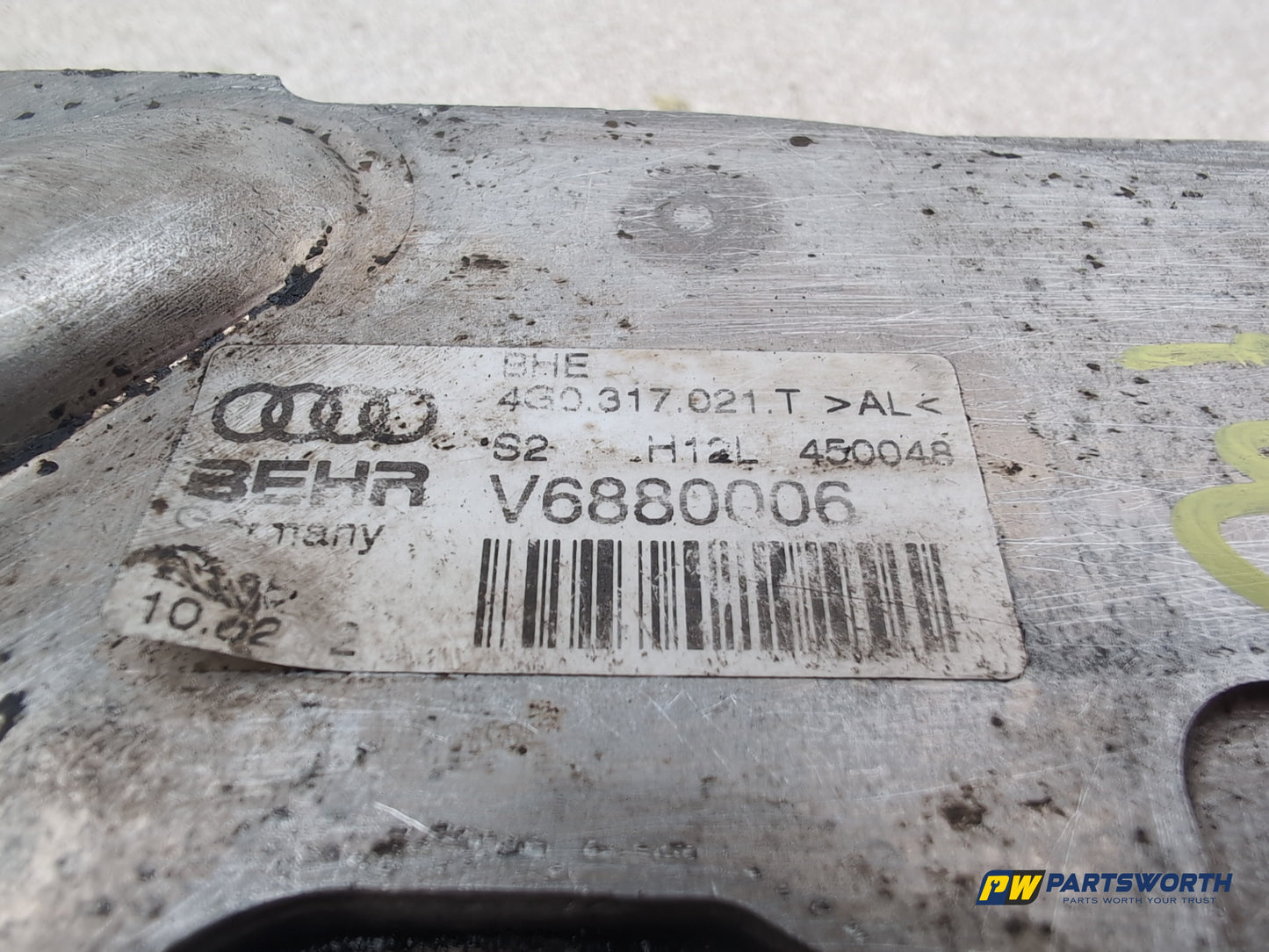 Audi A6 Se Tdi Quattro Auto Gearbox Transmission Oil Cooler 4g0317021t 2011-2014 - photo 4